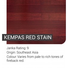 Kempas Red Stain - Pre-Finished Solid Timber (price per sqm)