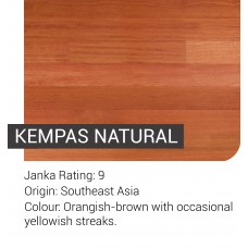 Kempas Natural - Pre-Finished Solid Timber (price per sqm)