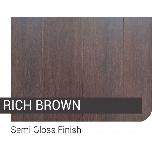 Strand Woven Rich Brown - Solid Endurance Bamboo Flooring